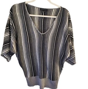 New York & Company Striped Women's Sweater.